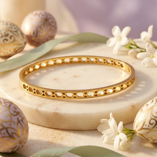 Minimalist Honeycomb Bracelet