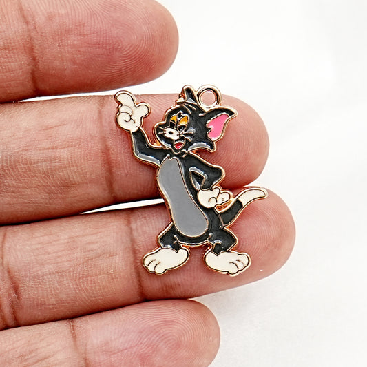 Enamel Tom Cat Charm