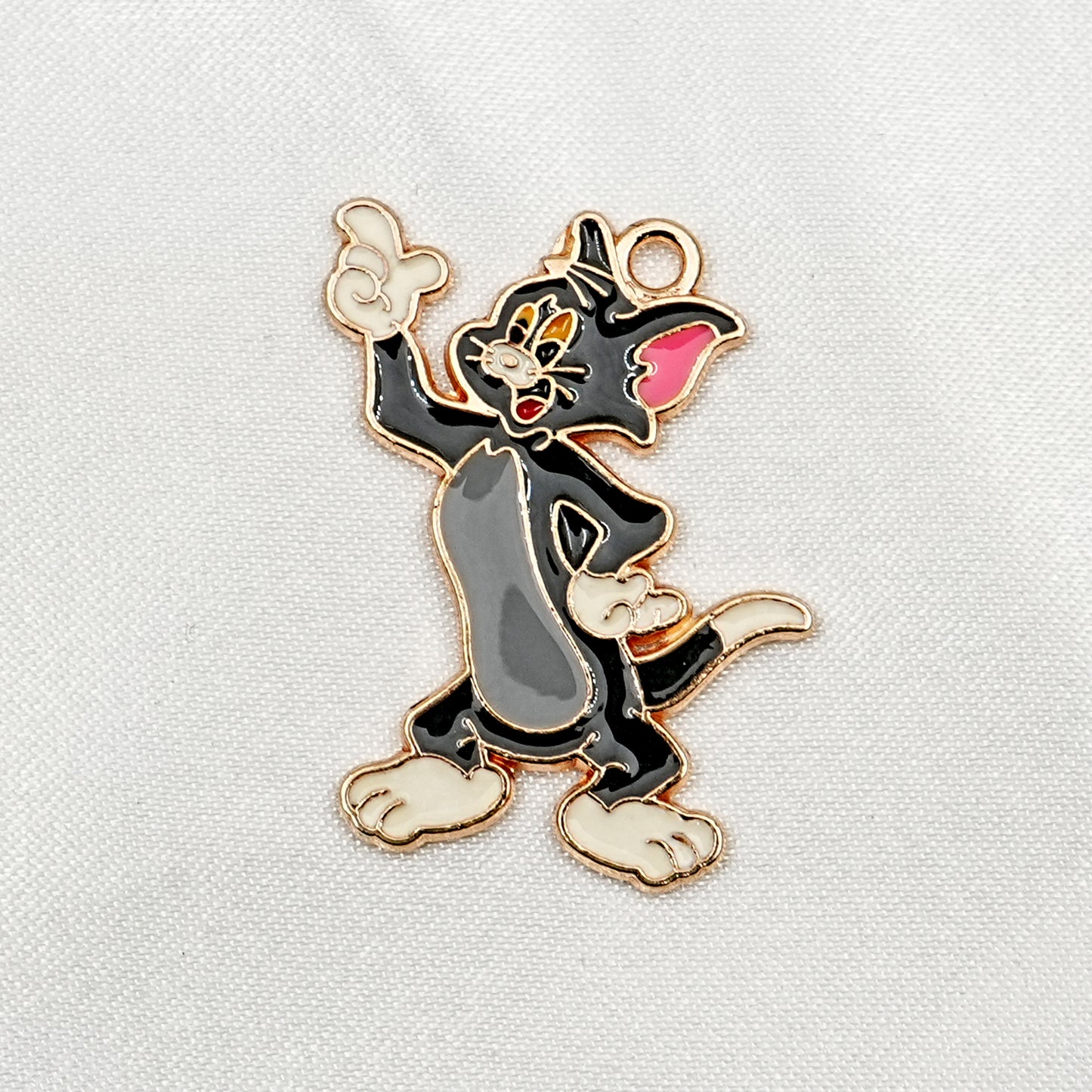 Enamel Tom Cat Charm