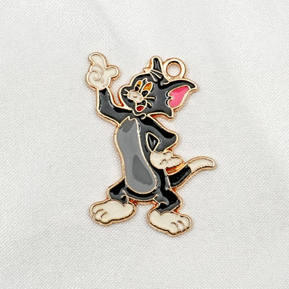 Enamel Tom Cat Charm