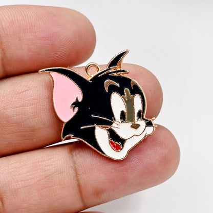 Enamel Cat Character Charm