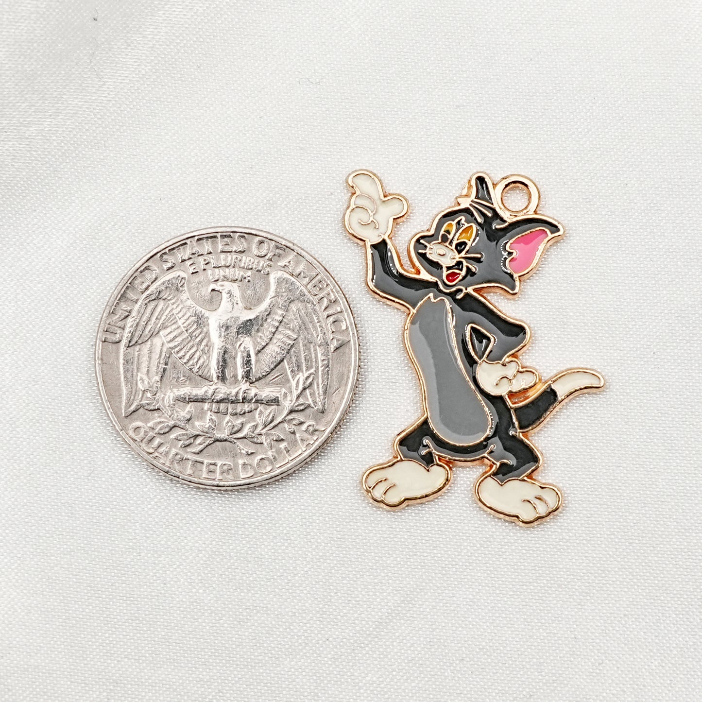 Enamel Tom Cat Charm