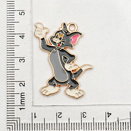 Enamel Tom Cat Charm