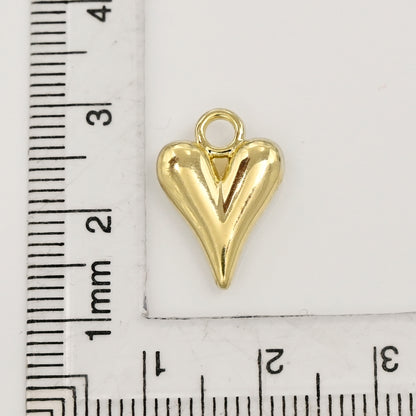 Minimalist Heart Charm For Bracelet Necklace