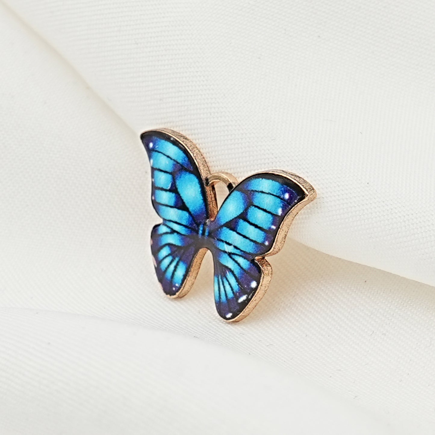 Mini Enamel Butterfly Charm