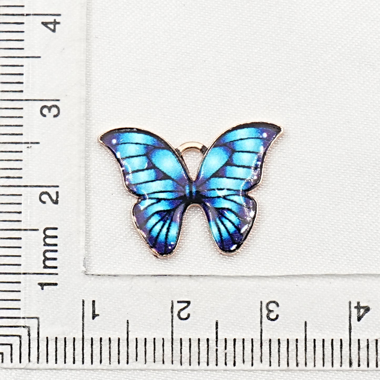 Mini Enamel Butterfly Charm