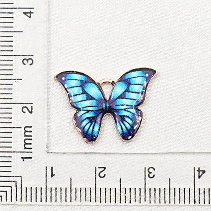 Mini Enamel Butterfly Charm