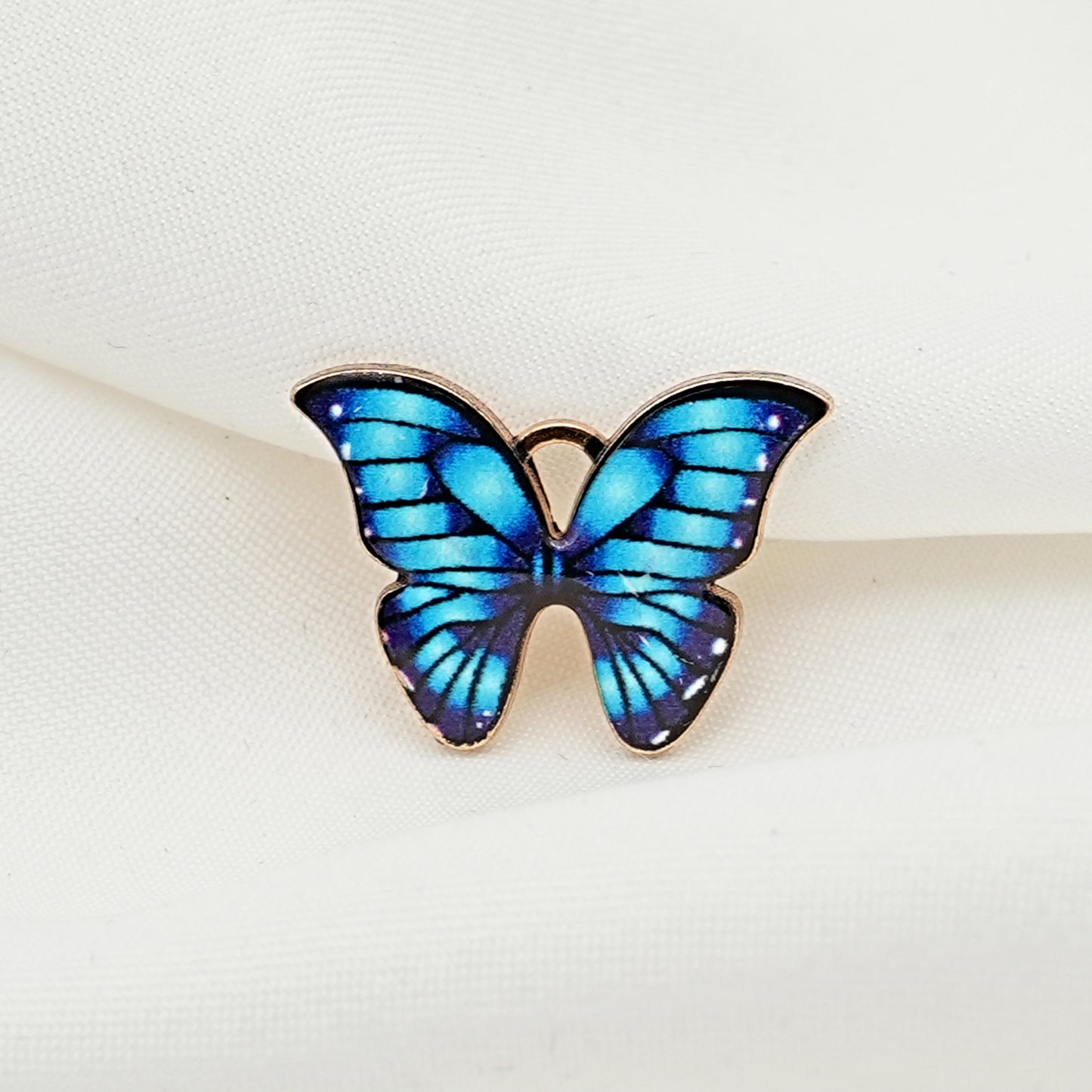 Mini Enamel Butterfly Charm