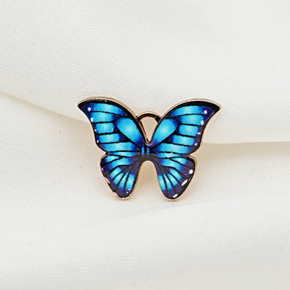 Mini Enamel Butterfly Charm