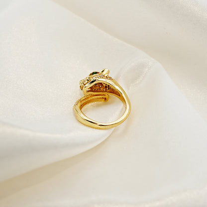 Moissanite Diamond Panther Ring