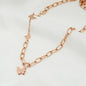 Rose Gold Butterfly Charm Chain Necklace