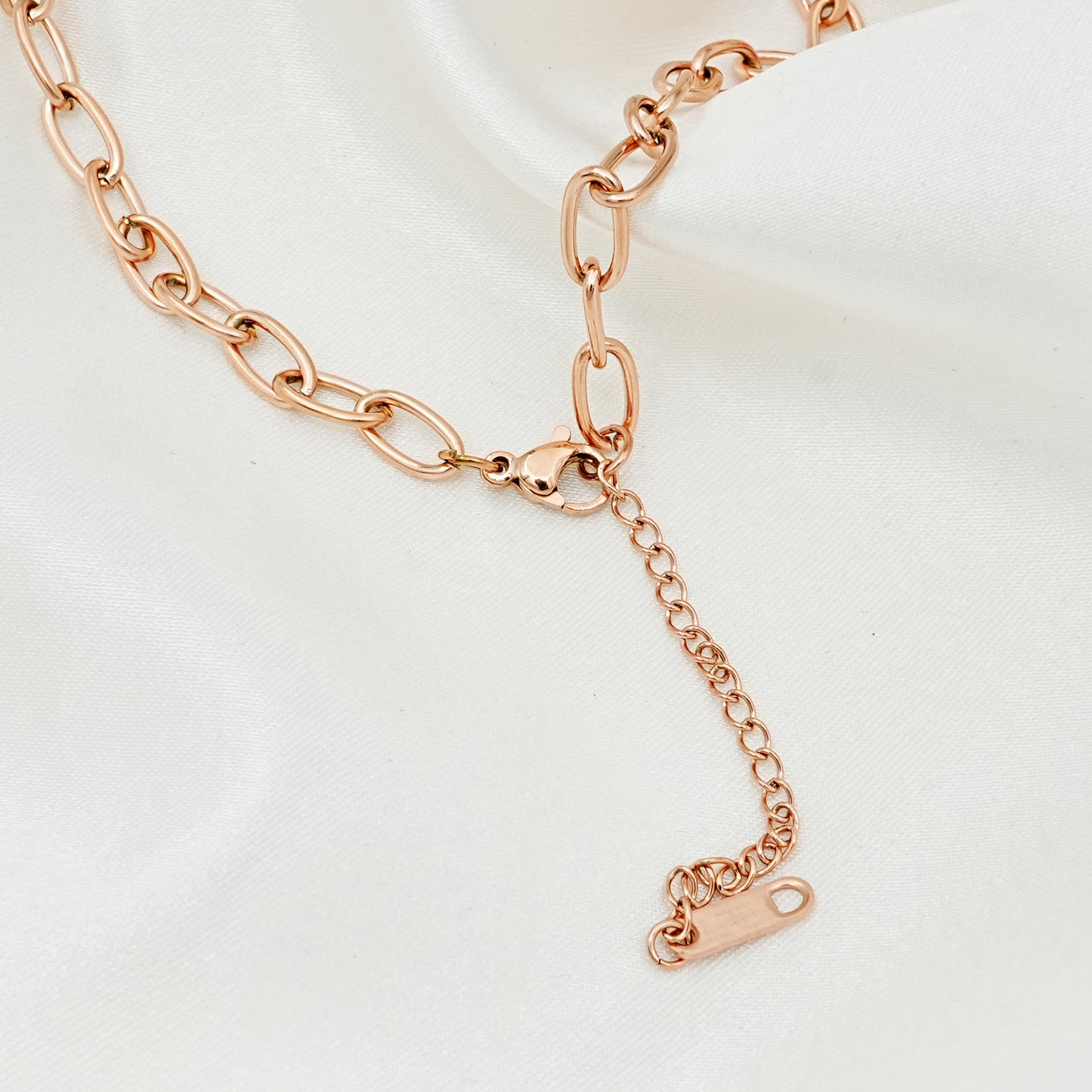 Rose Gold Butterfly Charm Chain Necklace