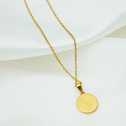 Gold Evil Eye Pendant Necklace