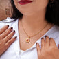 Gold Evil Eye Pendant Necklace