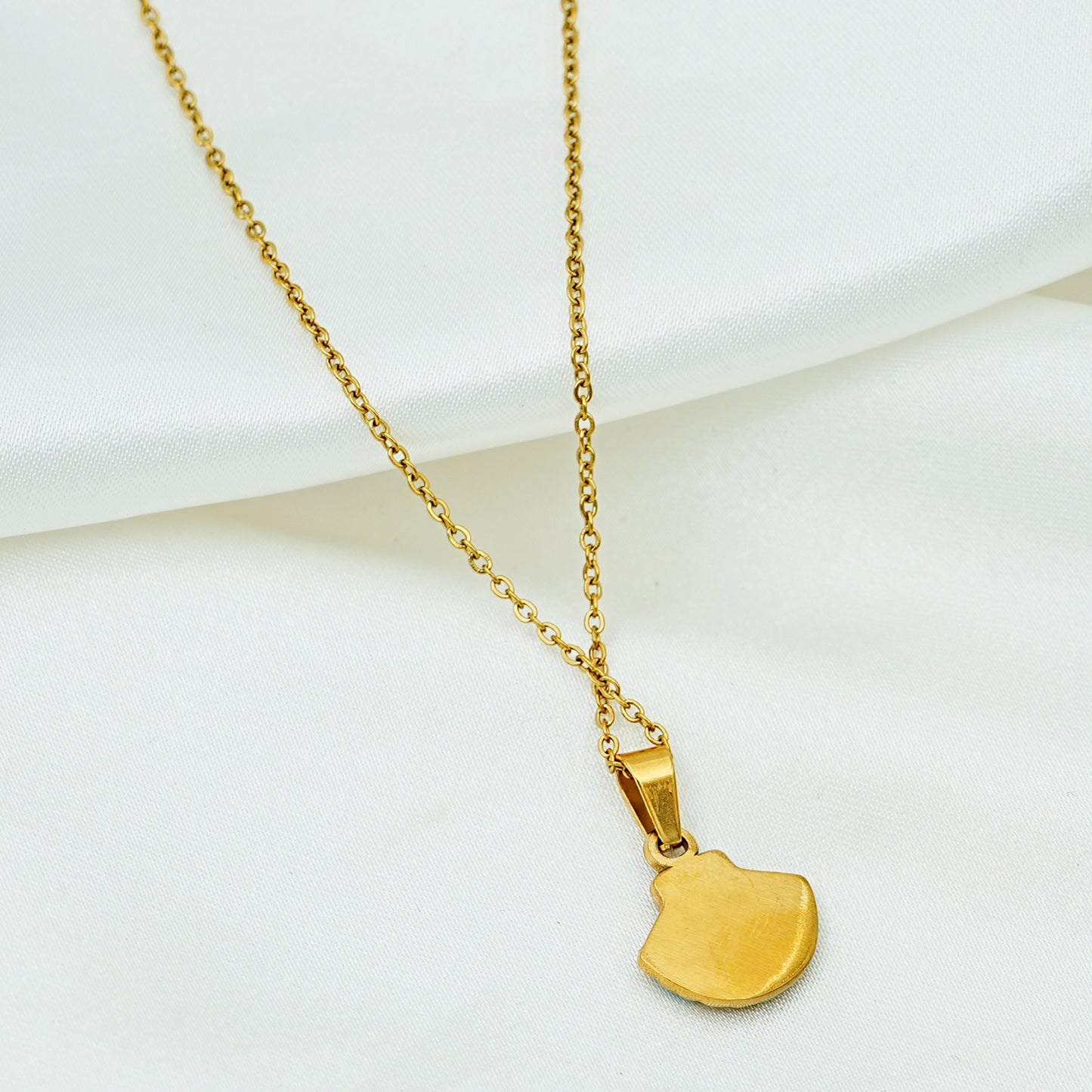 Shell Evil Eye Pendant Necklace