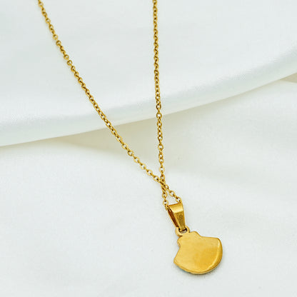 Shell Evil Eye Pendant Necklace