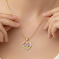 Blooming Heart Pendant Necklace