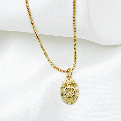 Gold Animal Oval Charm For Bracelet Necklace