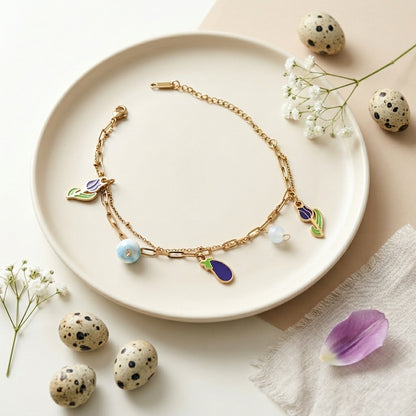 Enchanted Garden Charm Bracelet