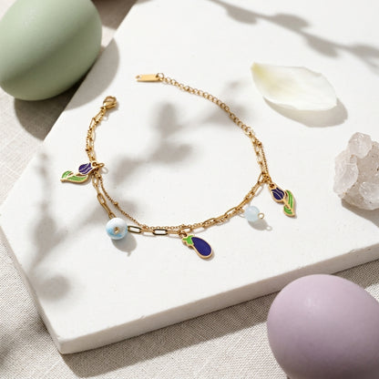 Enchanted Garden Charm Bracelet