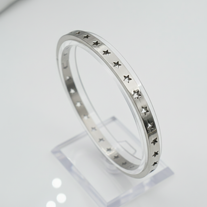 Celestial Star Cutout Bangle