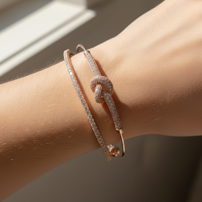 Diamond Knot Cuff bangle