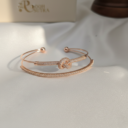 Diamond Knot Cuff bangle