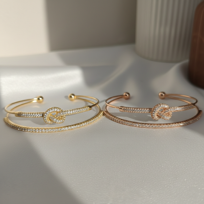 Diamond Knot Cuff bangle
