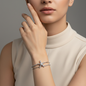 Silver Starfish Cuff Bangle