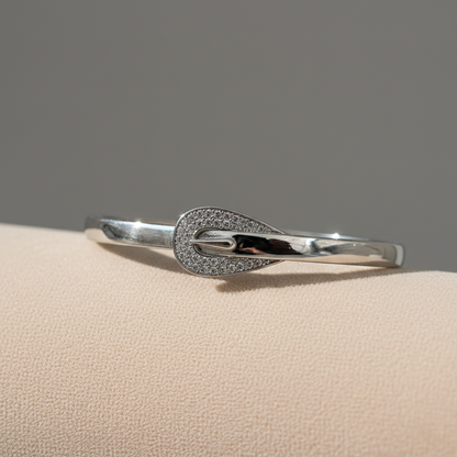 Stainless Steel Buckle Design Bangle