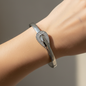 Stainless Steel Buckle Design Bangle