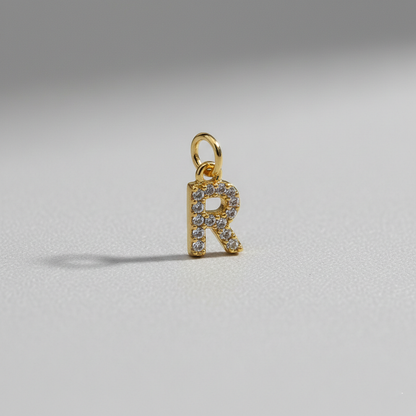 Diamond Initial Charms For Bracelet Necklace