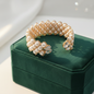 Elegant Pearl Cuff Bracelet