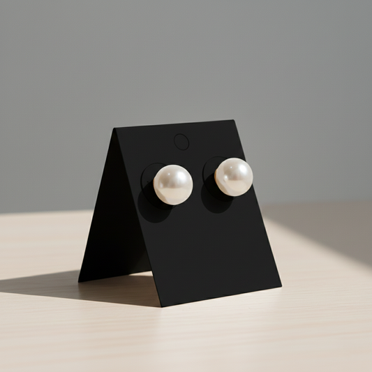 Classical Pearl Stud Earrings