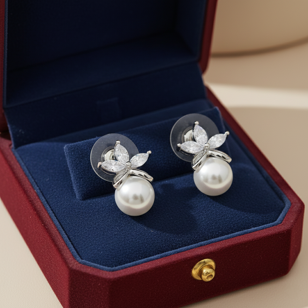 Freshwater Pearl Stud Earrings