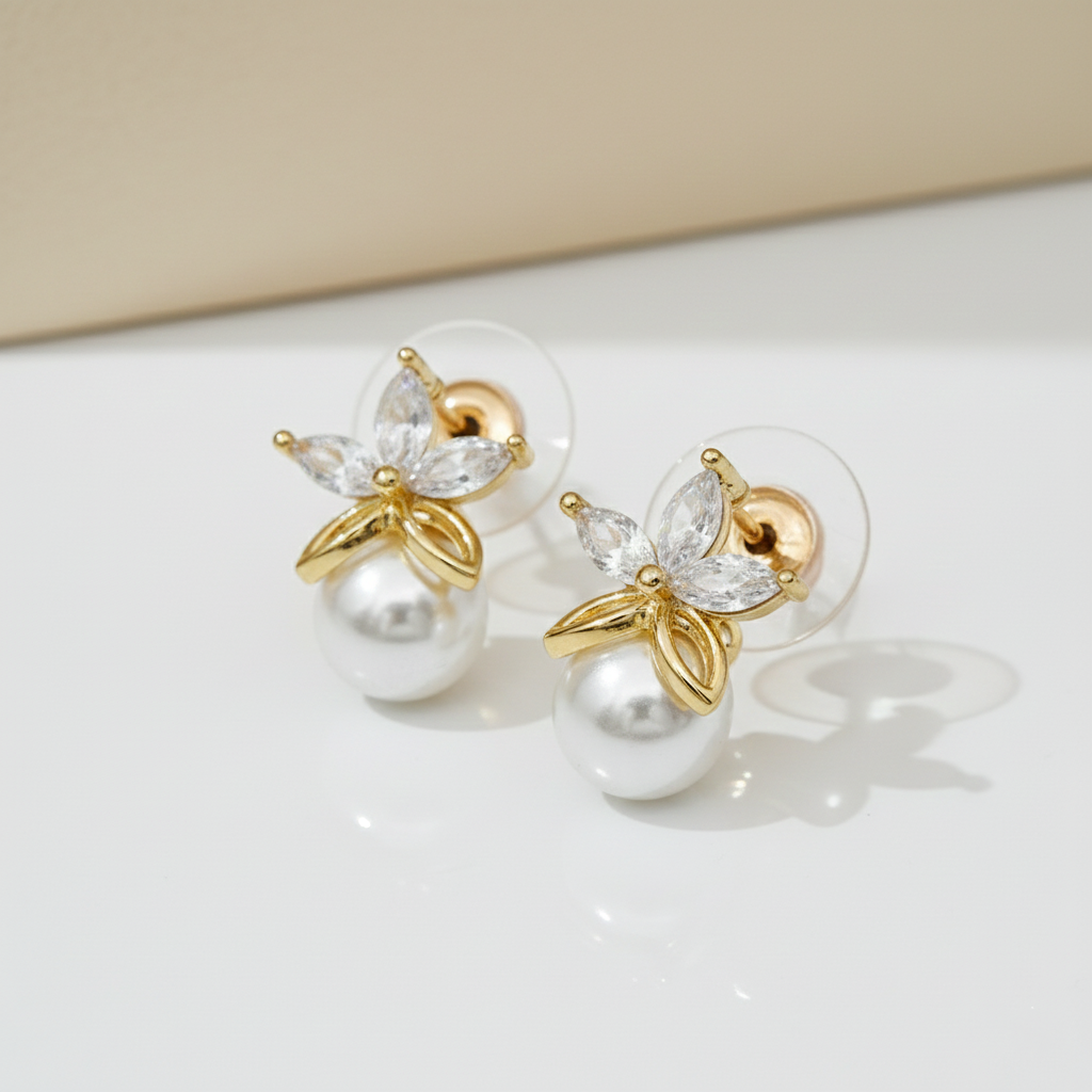 Freshwater Pearl Stud Earrings