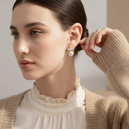 Freshwater Pearl Stud Earrings