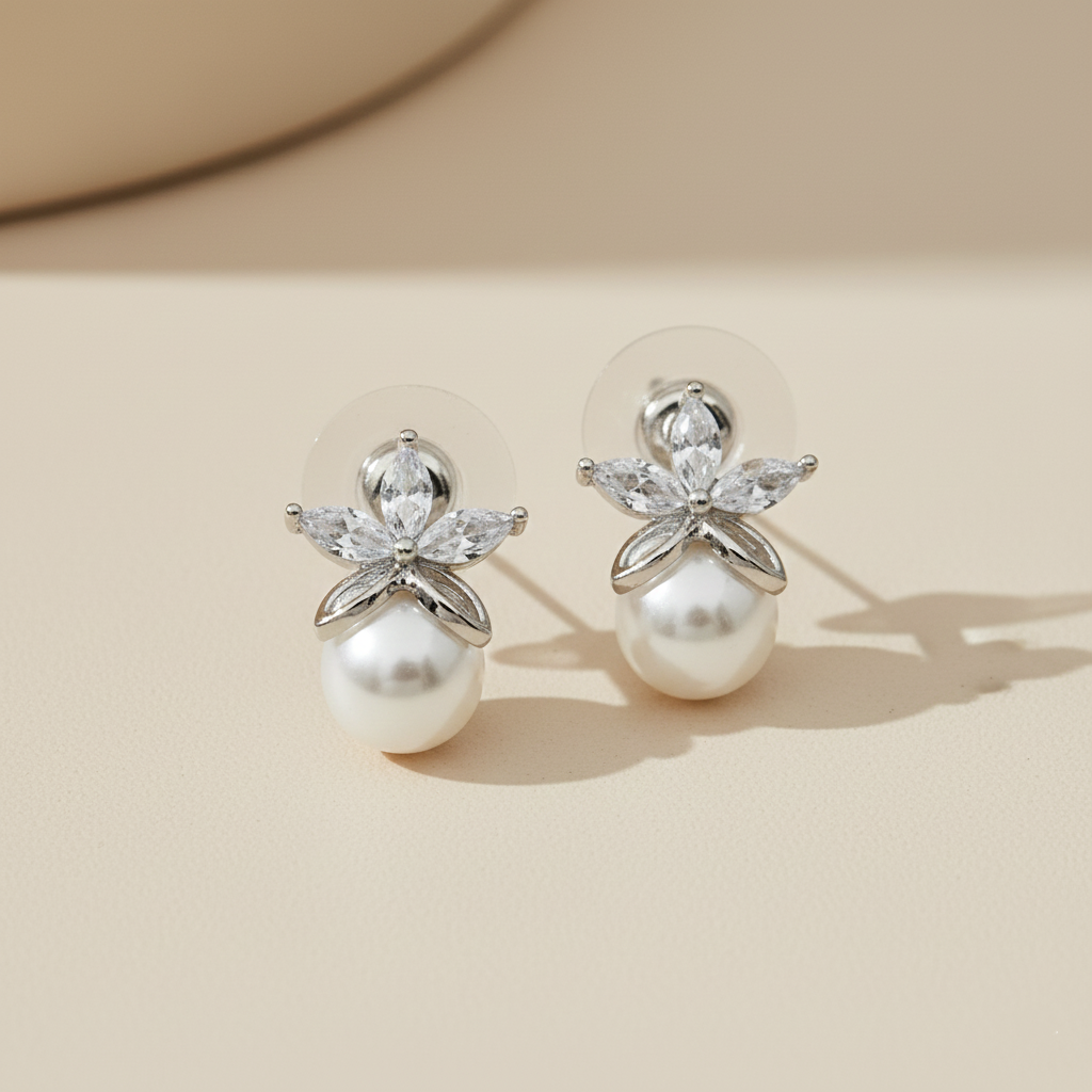Freshwater Pearl Stud Earrings