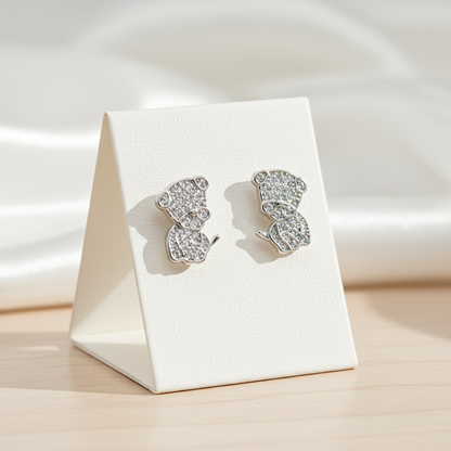 Teddy Bear Stud Earrings