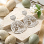 Tree of Life Statement Drop Earrings