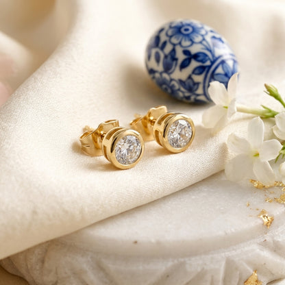 Classic Crystal Stud Earrings
