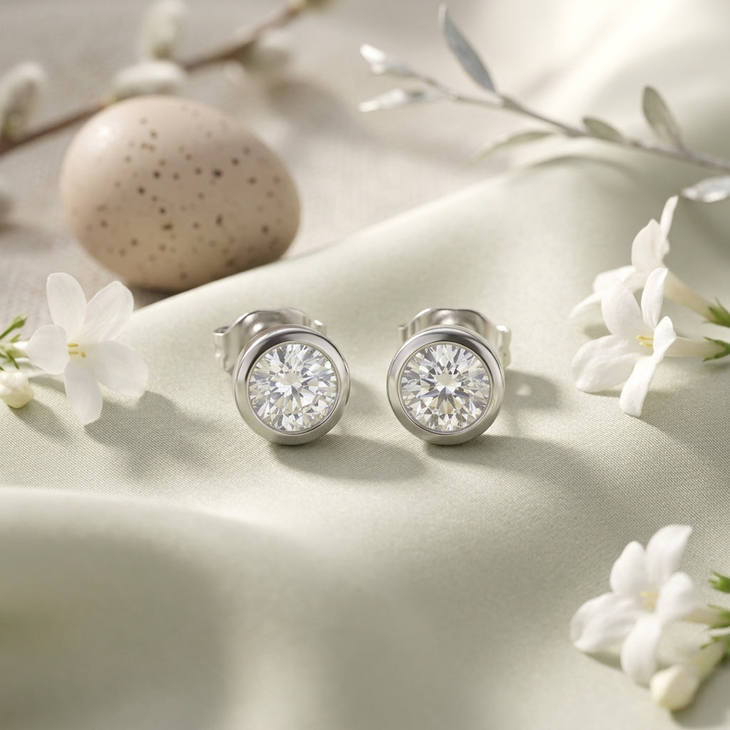 Classic Crystal Stud Earrings