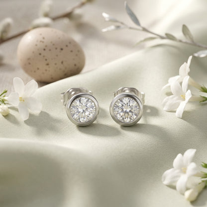 Classic Crystal Stud Earrings