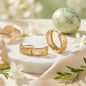 Roman Numeral Gold Huggie Earrings