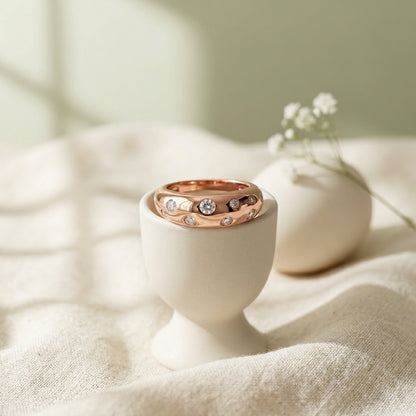 Rosé Sparkle Dome Ring