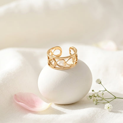 Eternal Heart Openwork Ring