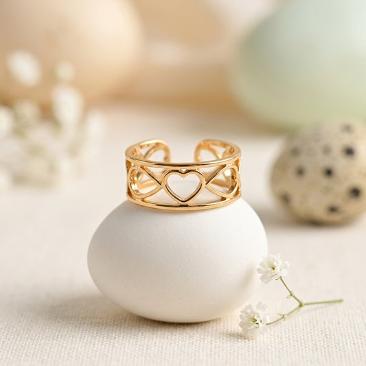 Eternal Heart Openwork Ring