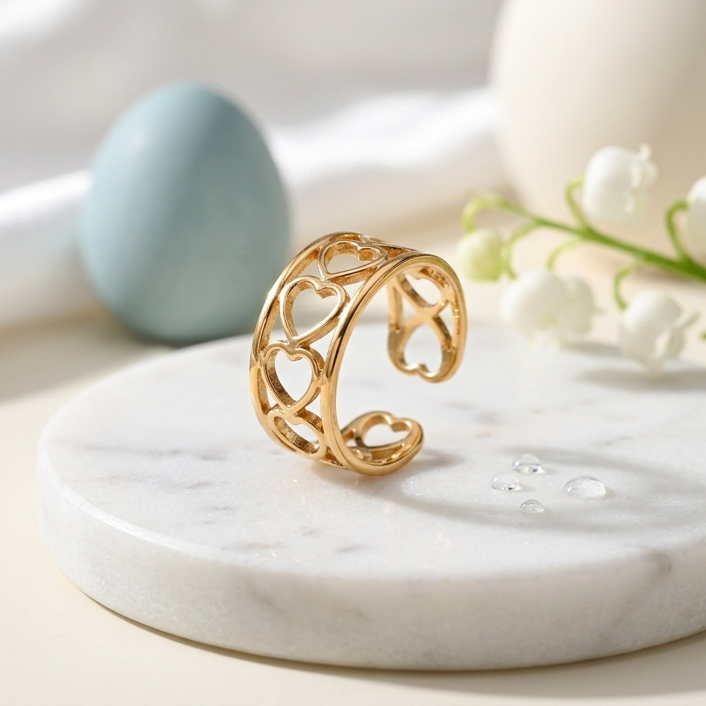 Eternal Heart Openwork Ring