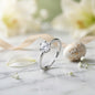 Celeste Solitaire Adjustable Ring