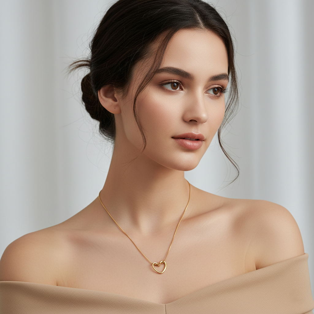 Heart Pendant Necklace for Women - Elegant Love Jewelry